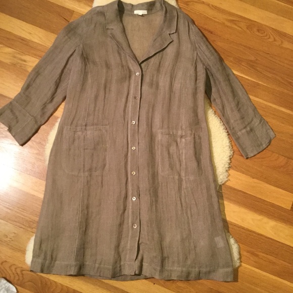 Eileen Fisher Other - Eileen Fischer sheer linen duster